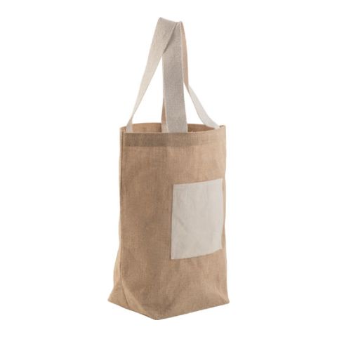 Jute Beach Bag Brown | 1-Colour Screen Print