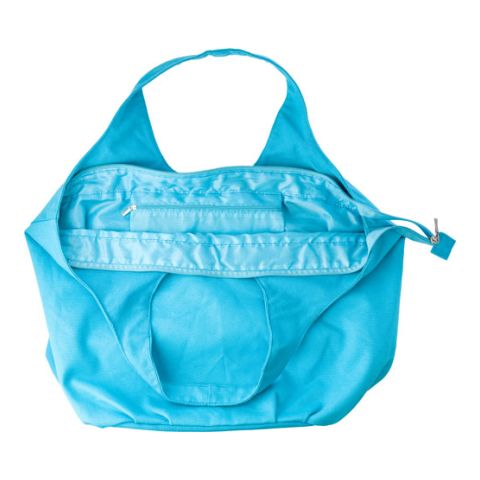 Cotton (120Z) Beach Bag, Light Blue | 1-Colour Screen Print