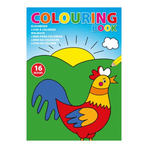 Children&#039;s Colouring Book In A4 Format Colourful | Without Branding