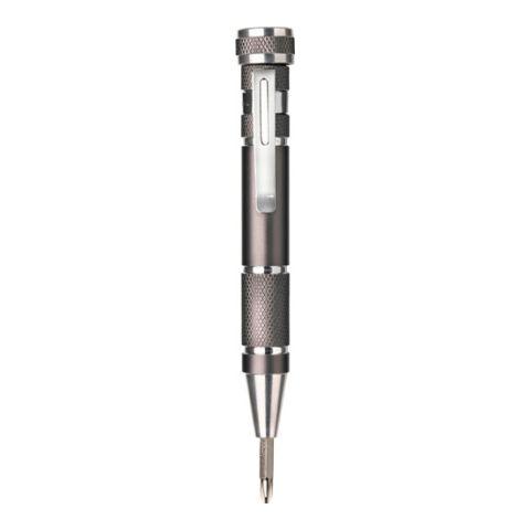 Pen Shaped Screwdriver/Torch Grey | Without Branding