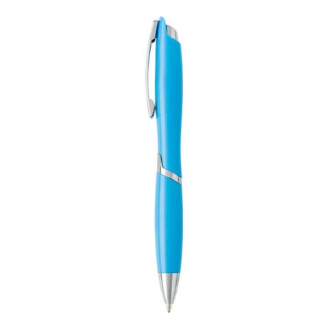 Plastic Ball Pen Light Blue | Without Branding