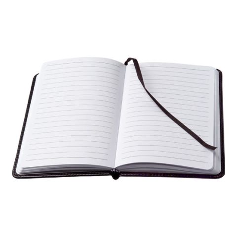 A6 Notebook Bound In A PU Case Black | Without Branding
