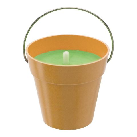 Citronella Candle In Pot Made Of Bamboo Fibres Brown | Without Branding