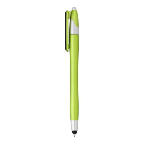Plastic Ball Pen, With Rubber Tip Light Green | Without Branding