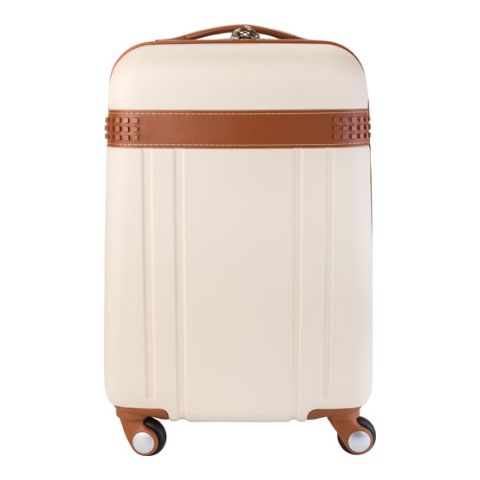 ABS Trolley With Four Wheels White | 1-Colour Screen Print