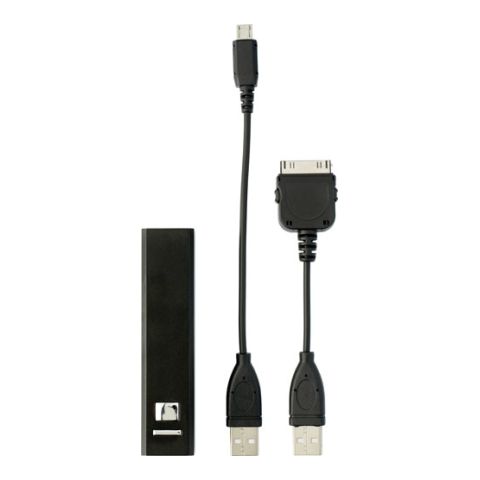 Aluminium Emergency Battery Black | 1-Colour Pad Print