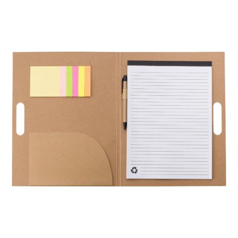Folder With Natural Card Cover Brown | Without Branding