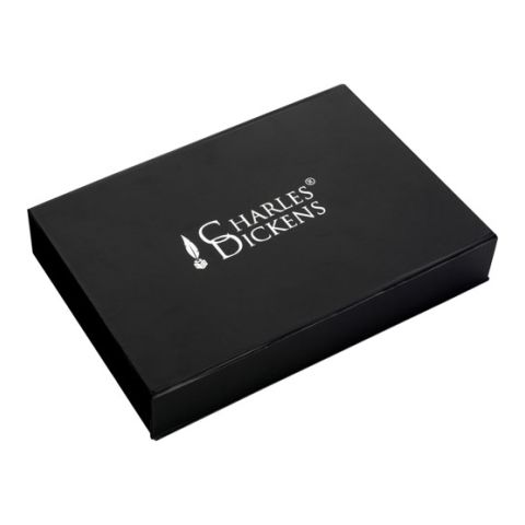 Charles Dickens Wallet Set Black | 1-Colour Pad Print