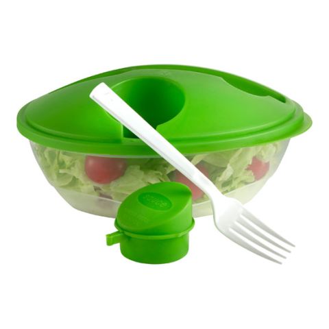 Oval Shaped Salad Box Light Green | Without Branding