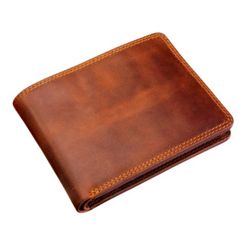 Bonded Leather Wallet Brown | 1-Colour Pad Print