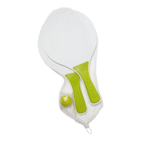 Wooden Bat &amp; Ball Set Light Green | Without Branding