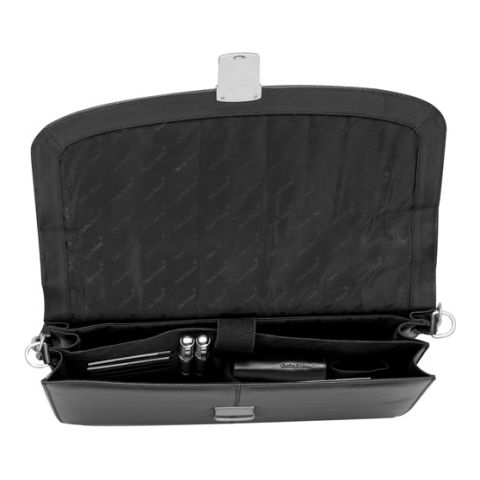 Charles Dickens Briefcase Black | 1-Colour Screen Print