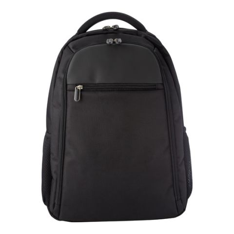 Polyester (1680D) Backpack Black | 1-Colour Screen Print