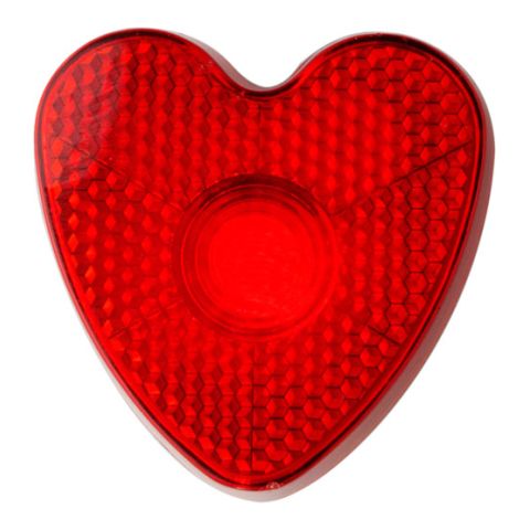 Heart Shaped Safety Light Red | Without Branding