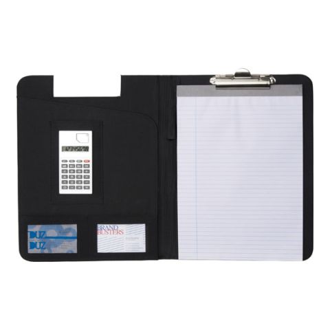 Bonded Leather Folder Black | 1-Colour Pad Print