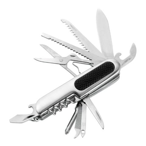 10Pc Steel Pocket Knife Silver | Without Branding