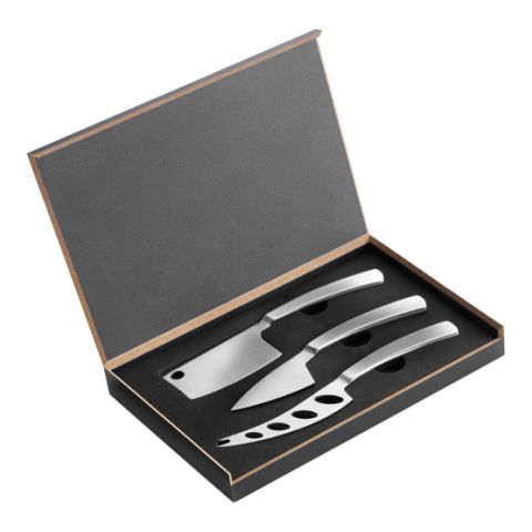 Set Of Stainless Steel Knives Silver | 1-Colour Pad Print