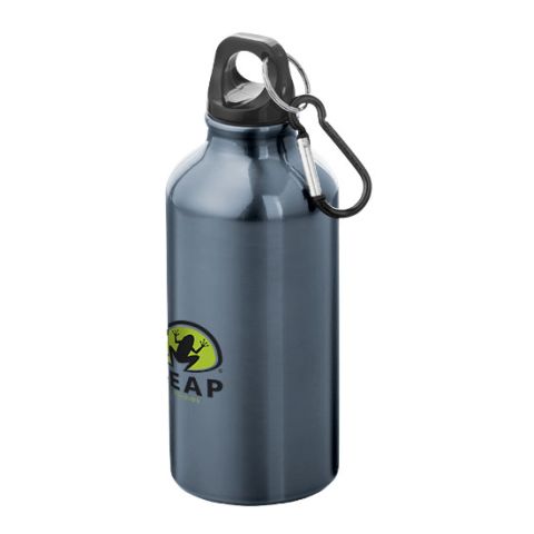 Oregon Drinking Bottle With Karabiner Medium Blue | 4 - Colour Pad Print