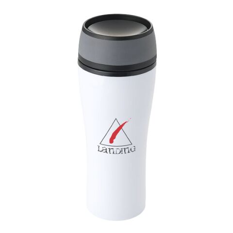 Curve Insulating Non-Leaking Tumbler Grey - White | Without Branding