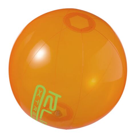 Ibiza Transparent Beach Ball Transparent - Orange | Without Branding