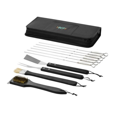 11-Piece BBQ Set Black | Without Branding
