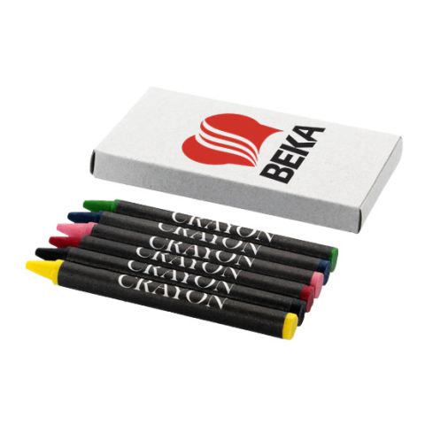 6-Piece Crayon Set Grey | Without Branding