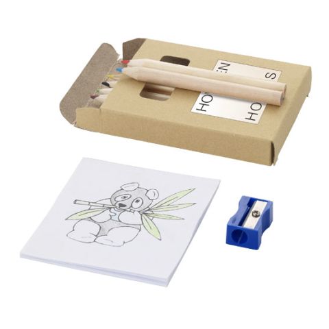 8-Piece Colouring Set Brown | Without Branding