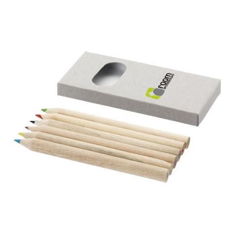 6-Piece Pencil Set  Brown | Without Branding