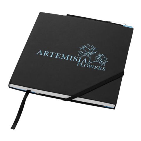 Delta Notebook Medium Blue - Black | Without Branding