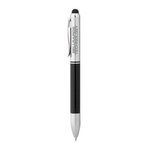 Seosan Multi-Ink Stylus Ballpoint Pen Black - Silver | Without Branding