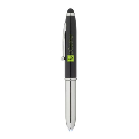Xenon Stylus Ballpoint Pen Black - Silver | Without Branding