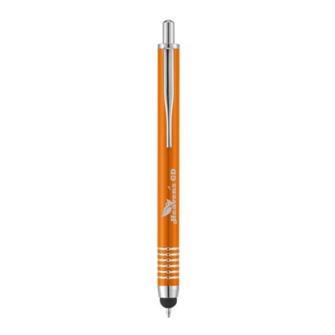 Zoe Stylus Ballpoint Pen Orange | Without Branding