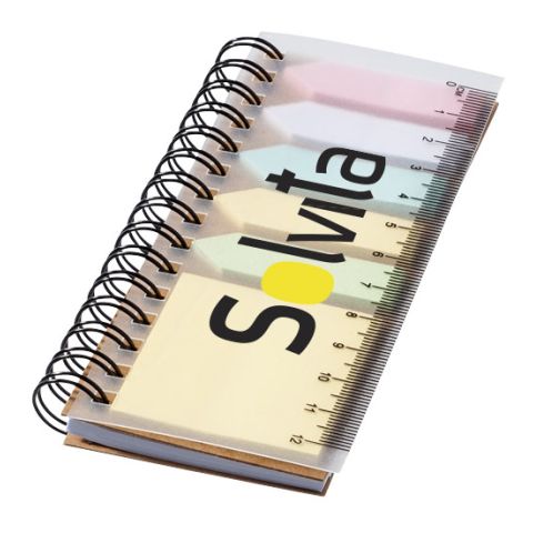 Spiral Sticky Note Book Beige | Without Branding