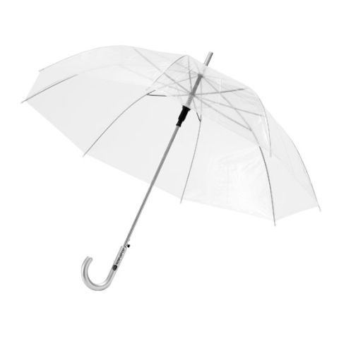 23&quot; Transparent Automatic Umbrella Transparent - White | Without Branding