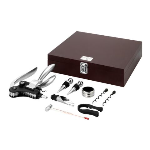 Executive 9-Piece Wine Set Brown | Without Branding