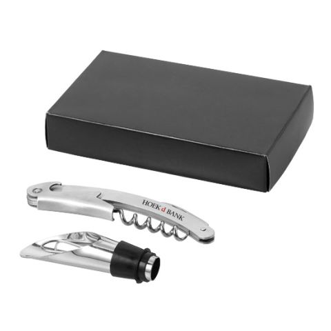 2-Piece Wine Set Silver | Without Branding
