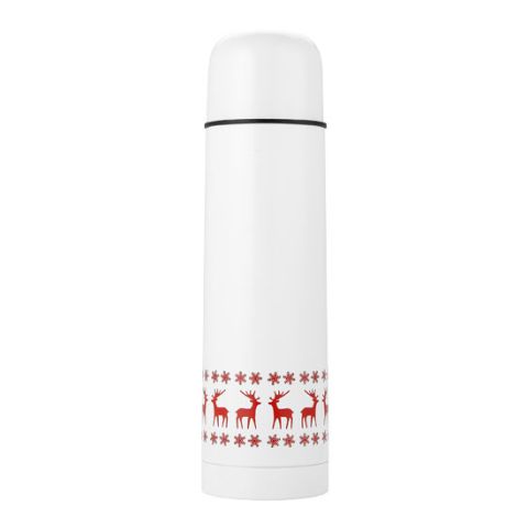 Winter Isolating Flask White - Red | Without Branding