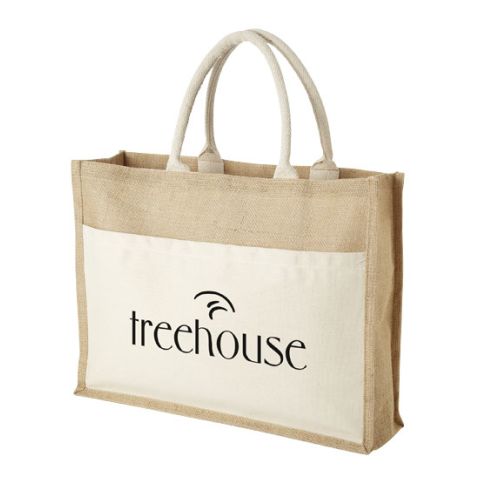 Mumbay Jute Tote Beige | Without Branding