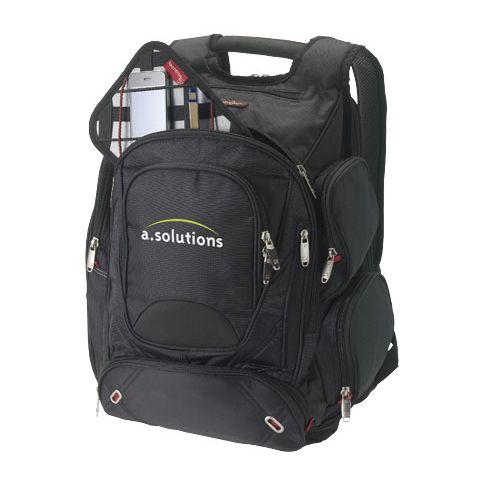 Proton Checkpoint-Friendly 17&quot; Computer Backpack Black | Without Branding