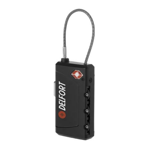 Phoenix TSA Luggage Tag &amp; Lock Black | Without Branding