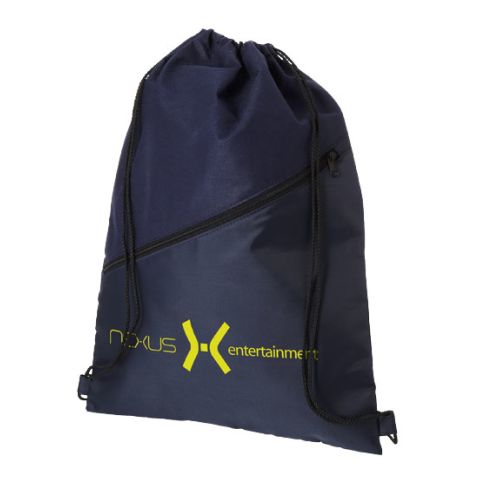 Sidekick Premium Rucksack With Zipper Navy Blue | Without Branding