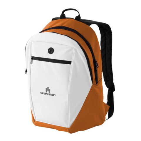 Ozark Backpack White - Orange | Without Branding
