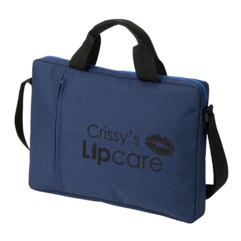 Tulsa 14&quot; Laptop Conference Bag Navy Blue - Royal Blue | Without Branding