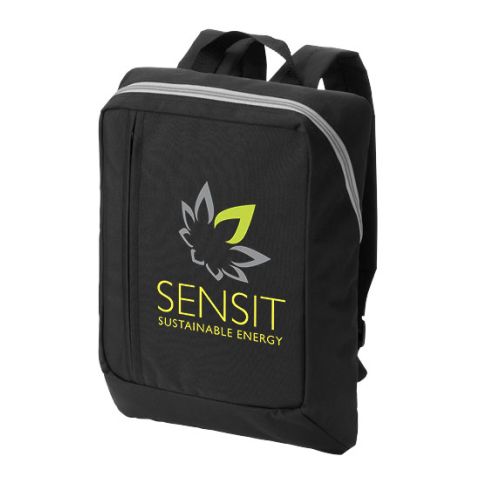 Tulsa 15,6&quot; Laptop Backpack Grey - Black | Without Branding