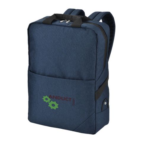 Navigator 15.6&quot; Laptop Backpack Black - Navy Blue | Without Branding