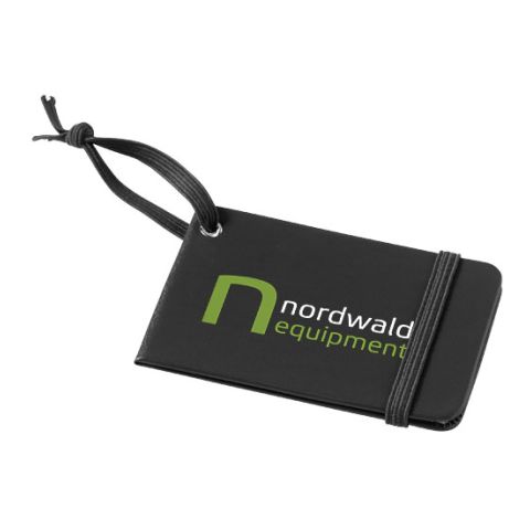 Tripz Luggage Tag Black | 4 - Colour Pad Print