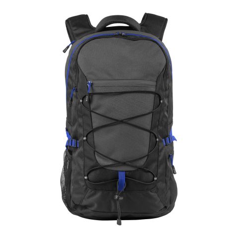 Milton 15.4&quot; Laptop Outdoor Backpack Black - Royal Blue | Without Branding