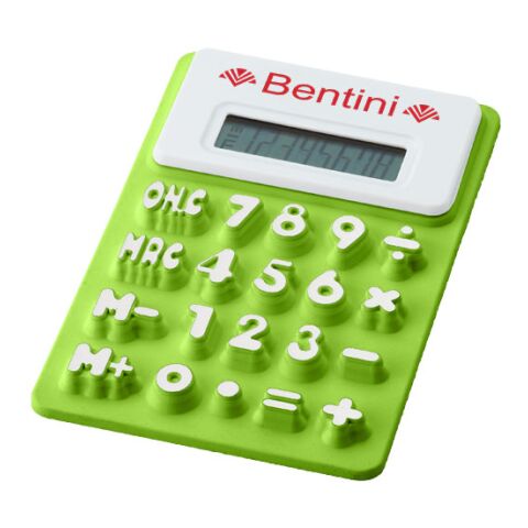 Splitz Flexible Calculator Light Green | Without Branding