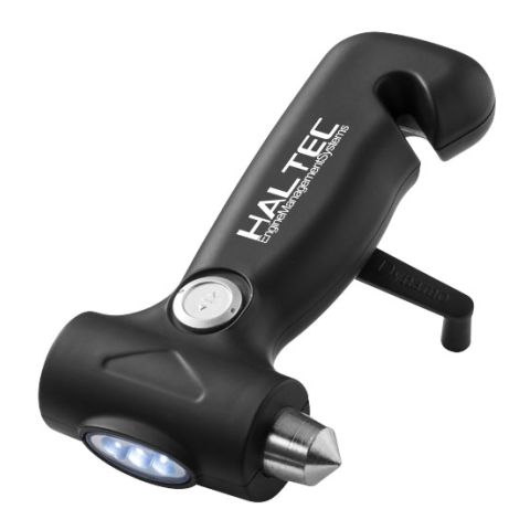 3-In-1 Car Emergency Tool Black | Without Branding