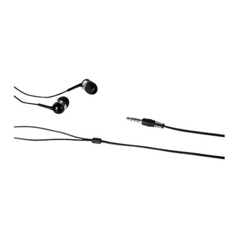 Sargas Earbuds With Microphone Black | Without Branding